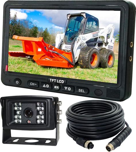 bobcat skid steer backup camera|skid loader backup camera kit.